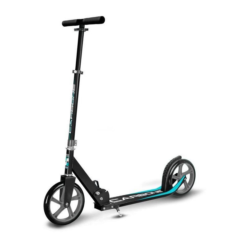 Trottinette pliable ajustable 200mm avec béquille - SKIDS CONTROL CARBONE - J...