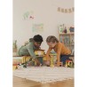 Coffret ferme éducative de 92 pieces avec animaux et accessoires,