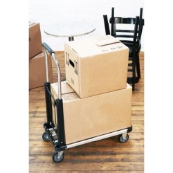 MEISTER Chariot plate forme pliant aluminium 150kg