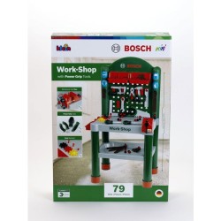 KLEIN - Jouet Etabli Bosch Work-Shop avec 79 accessoires