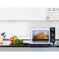 CONTINENTAL EDISON CEMF22B - Minifour électrique 22L noir - 1300W - Convectio...
