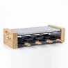 Appareil a raclette HKoeNIG - WOD8 - Jusqu'a 8 personnes - Pierre a cuire - D...