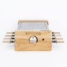 Appareil a raclette HKoeNIG - WOD8 - Jusqu'a 8 personnes - Pierre a cuire - D...