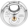 Cadenas cylindrique - BURG WACHTER - 21 70 SB - Acier inoxydable 70 mm, ouver...