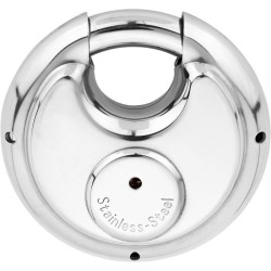 Cadenas cylindrique - BURG WACHTER - 21 70 SB - Acier inoxydable 70 mm, ouver...