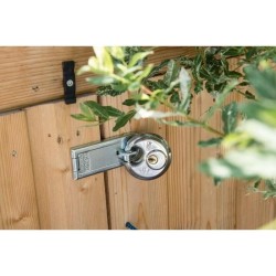 Cadenas cylindrique - BURG WACHTER - 21 70 SB - Acier inoxydable 70 mm, ouver...