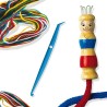 SES Creative - Tricotin - Kit Tricotin Enfant - Activité Manuelle