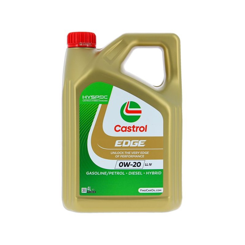 Huile moteur - CASTROL - EDGE 0W-20 LL IV - 4L