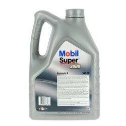 Huile moteur 5W-30 Synthétique - MOBIL - Super 3000 - Formula-R -bidon 5L -  ...