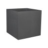 Pot de fleurs Carré 50 cm - EDA - Graphit - 57 L - 49,5 x 49,5 x H. 49,5 cm -...
