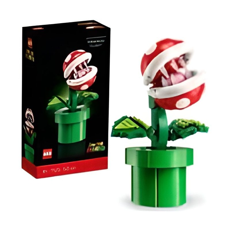 LEGO Super Mario 71426 Plante Piranha, Figurine Articulée avec Tube et 2 Piec...