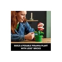 LEGO Super Mario 71426 Plante Piranha, Figurine Articulée avec Tube et 2 Piec...