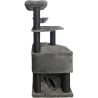 GUILY Arbre a chat stable - Idéal chats taille moyens - 50 x 50 x 141 cm - Gr...