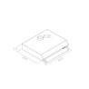 Hotte casquette OCEANIC OCEAHT205W - 60 cm