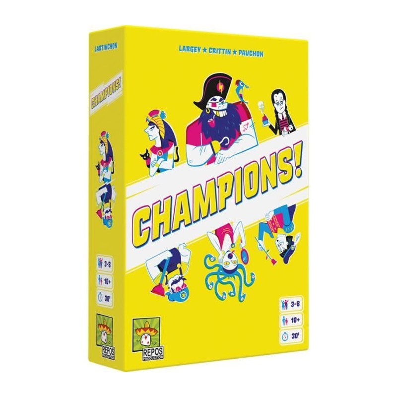 Champions! - Asmodee - Jeu d'ambiance - Des 10 ans