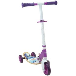 SMOBY - Reine des Neiges - Patinette 3 roues silencieuses - Guidon réglable -...