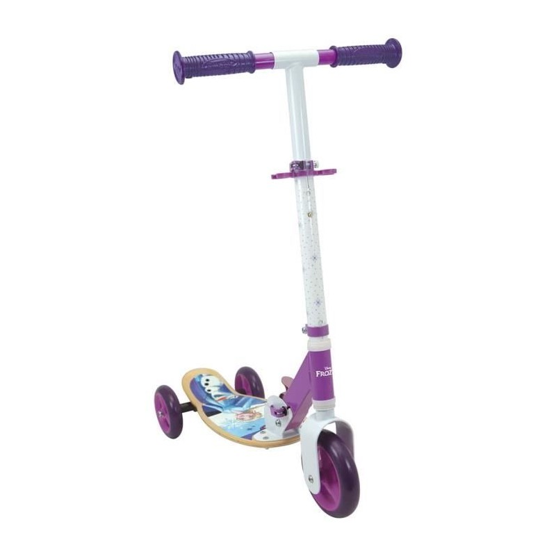 SMOBY - Reine des Neiges - Patinette 3 roues silencieuses - Guidon réglable -...