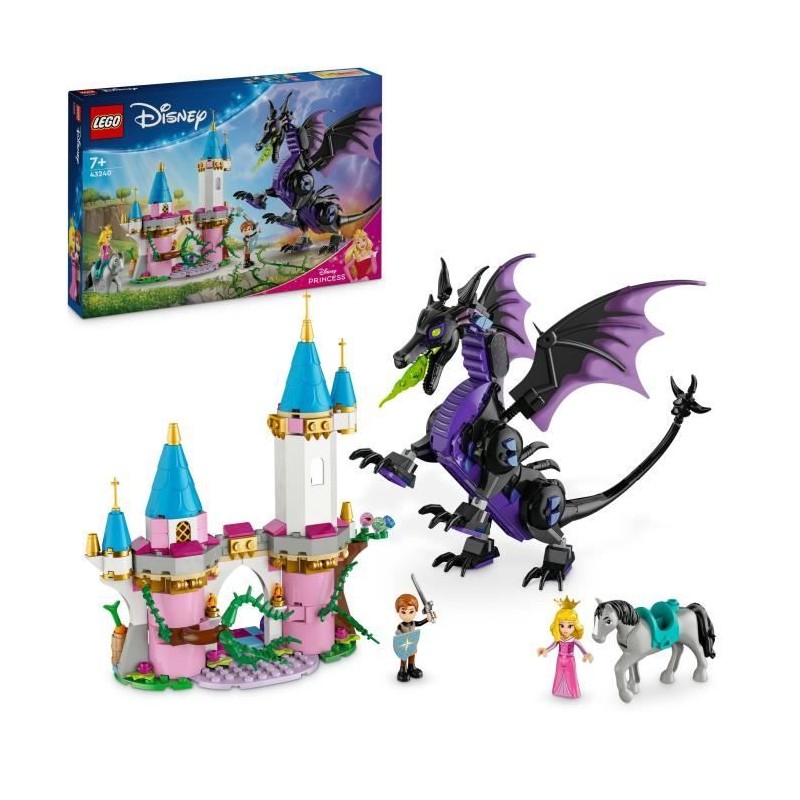 LEGO | Disney Princess 43240 Maléfique en dragon, jouet pour les fans du dess...