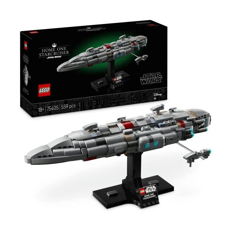 LEGO Star Wars : Le Retour du Jedi 75405 Le Starcruiser Home One - Maquette p...