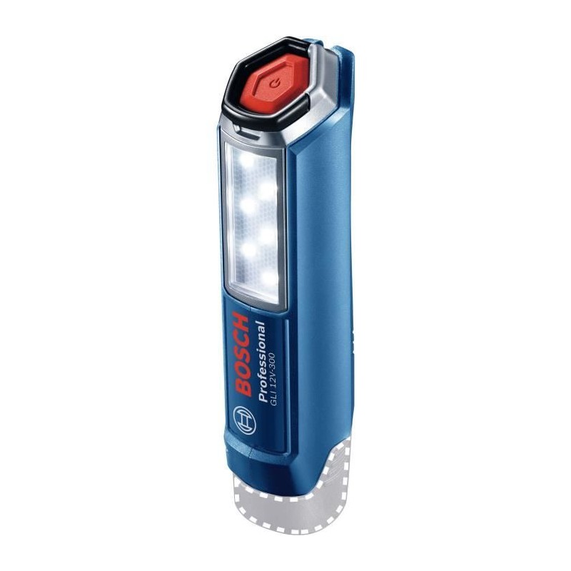 Lampe Bosch Professional GLI 12V-300 sans batterie  6 LEDS - 300 lumens - jus...