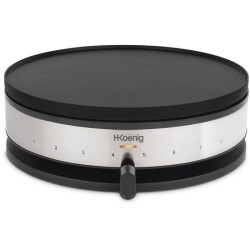Crepiere HKoeNIG - KREP56 - Plaque réversible amovible - Surface de cuisson 3...