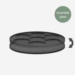 Crepiere HKoeNIG - KREP56 - Plaque réversible amovible - Surface de cuisson 3...