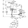 Mitigeur monocommande lavabo - GROHE Swift - 24316001 - Chromé - Taille S - E...