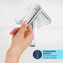 Mitigeur monocommande bidet - GROHE Swift - 24332001 - Chromé - Avec rotule -...