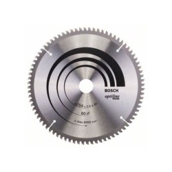 Lame de scie circulaire au carbure BOSCH PROFESSIONAL 254 x 30 x 2,5 mm (80 d...
