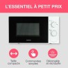 Micro-ondes OCEANIC MO20W11 Blanc 45,4 x H26,1 x P32,6 cm - 20L