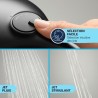 Ensemble de douche avec pommeau 2 jets, support et flexible - GROHE Vitalio C...