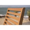 Lot de 2 chaises de jardin pliantes - EDEN - Bois Eucalyptus FSC - 57,5 x 46,...