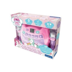 Enceinte Bluetooth Licorne - LEXIBOOK - Effets Lumineux, Micros et Batterie R...