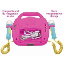 Enceinte Bluetooth Minnie Mouse - LEXIBOOK - Effets Lumineux, Micros et Batte...