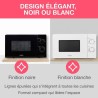 Micro-ondes OCEANIC MO20B11 Noir l 45,4 x H26,1 x P32,6 cm - 20L