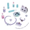 Smoby - Gabby et la Maison Magique - Coiffeuse enfant 2 en 1 - Tabouret inclu...
