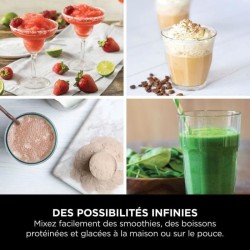 Blender portable Ninja Blast - BC151EUBK - bol 530 ml - autonomie 2h - sans f...