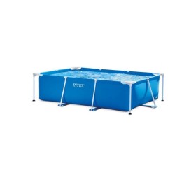 Piscine hors sol tubulaire INTEX - Metal Frame - 220 x 150 x 60 cm - Rectangu...