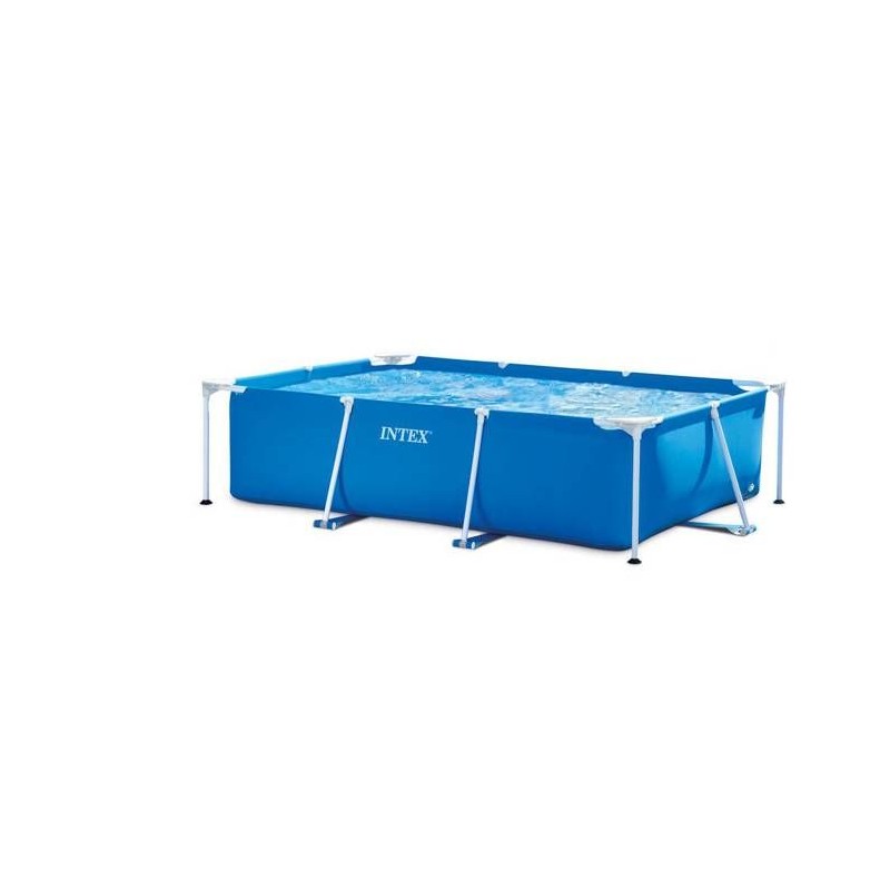 Piscine hors sol tubulaire INTEX - Metal Frame - 220 x 150 x 60 cm - Rectangu...