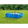 Piscine hors sol tubulaire INTEX - Metal Frame - 220 x 150 x 60 cm - Rectangu...