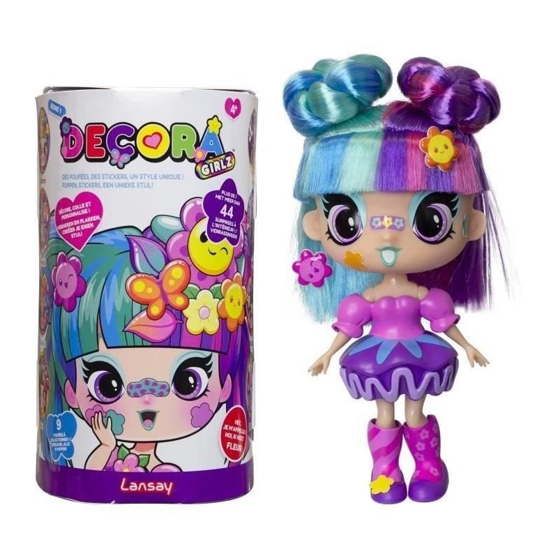 Poupée - LANSAY - 55102 - Decora Girlz - Minis Poupées Fashion a Personnalise...