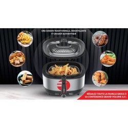 Friteuse électrique FAGOR - FG2310 - Capacité 3,5L - Jusqu'a 190°C - Filtre a...