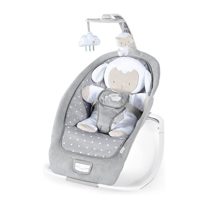 INGENUITY Transat pour bébé bascule évolutif pliable - Petit Mouton - Positio...