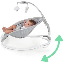 INGENUITY Transat pour bébé bascule évolutif pliable - Petit Mouton - Positio...
