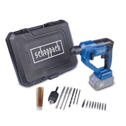 Perforateur sans fil C-RHD130-X - 1,3J 6000 bpm + forets, accessoires, malett...