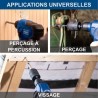 Perforateur sans fil C-RHD130-X - 1,3J 6000 bpm + forets, accessoires, malett...