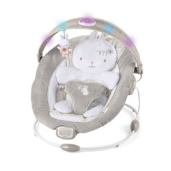 INGENUITY Transat bébé confort Petit Lapin, Arche d'éveil lumineuse, Coussin ...