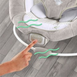 INGENUITY Transat bébé confort Petit Lapin, Arche d'éveil lumineuse, Coussin ...