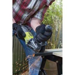 RYOBI - Meuleuse d'angle 800 W diam. 125 mm - 12 000 tr/min + sac, disque dia...