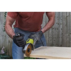RYOBI - Meuleuse d'angle 800 W diam. 125 mm - 12 000 tr/min + sac, disque dia...